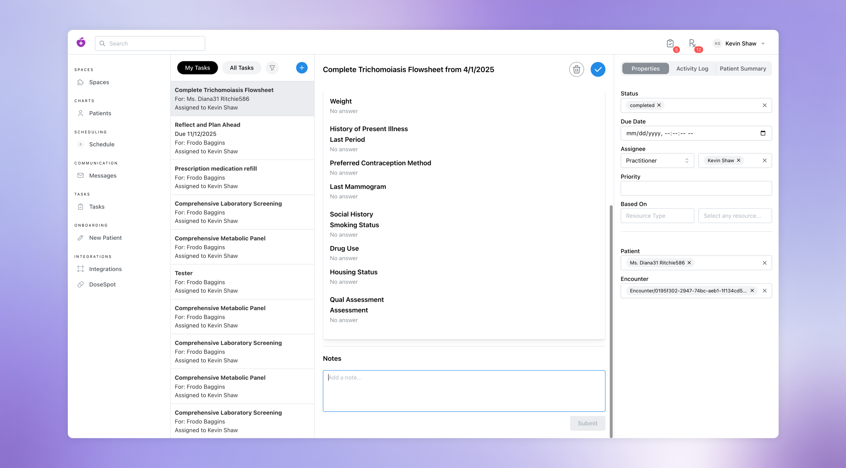 Add Task Notes