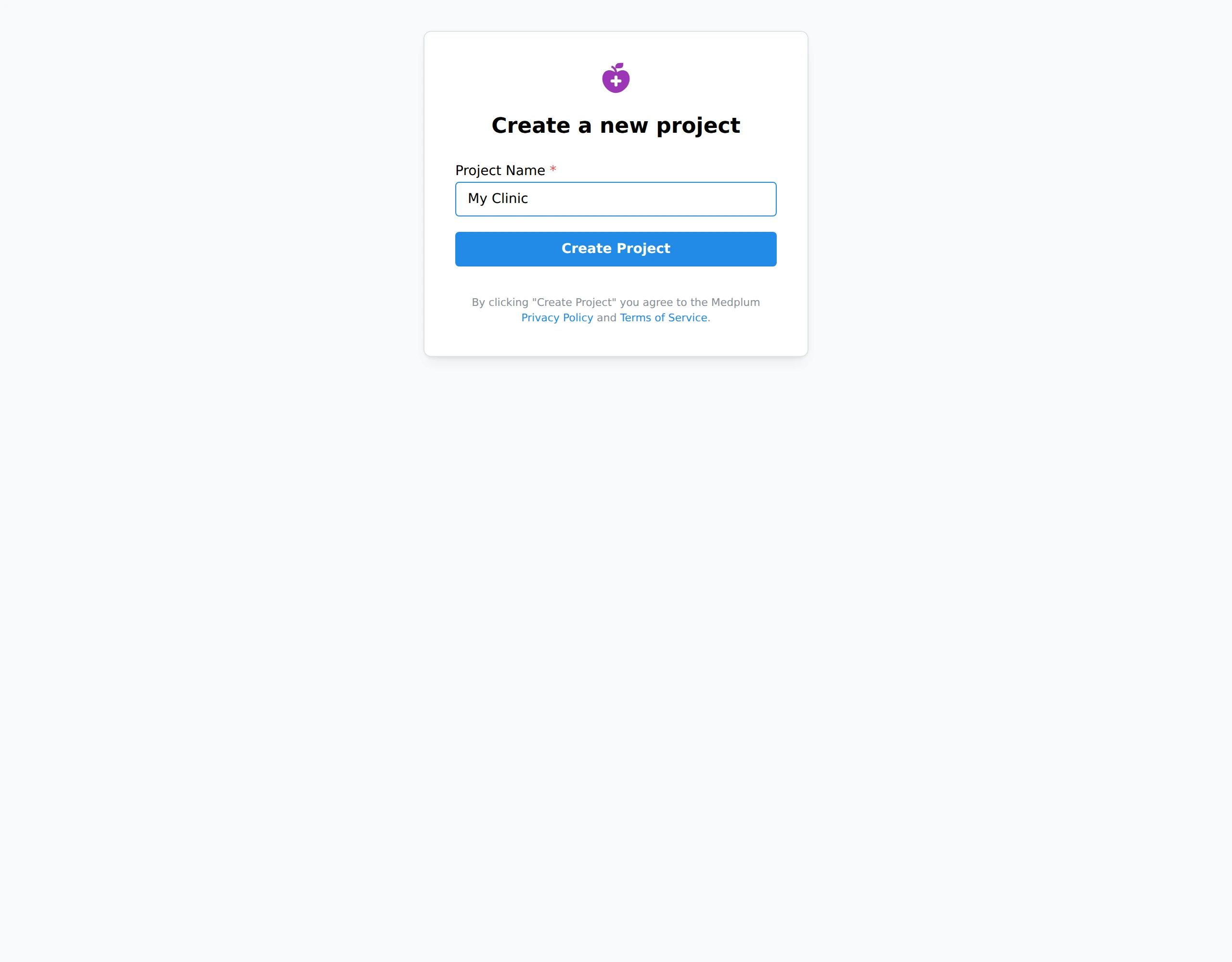 Create Project