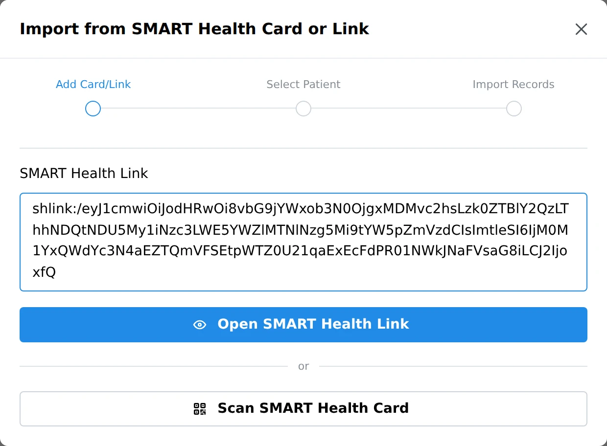 Open SMART Health Link