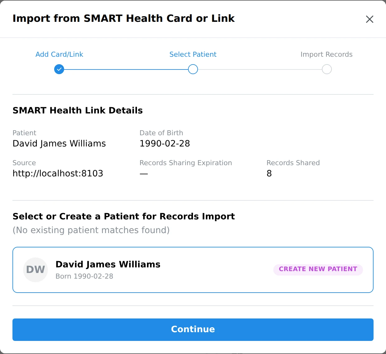 Select Patient